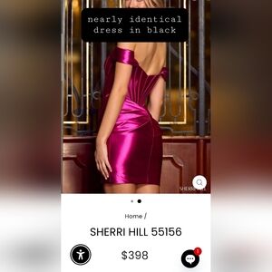 Sherri Hill Black Dress